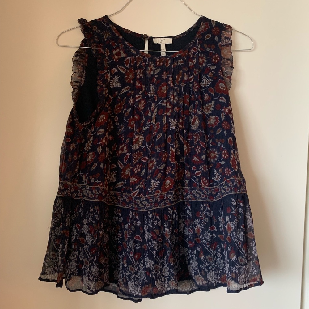 Joie Sleeveless Silk Blouse - s/m